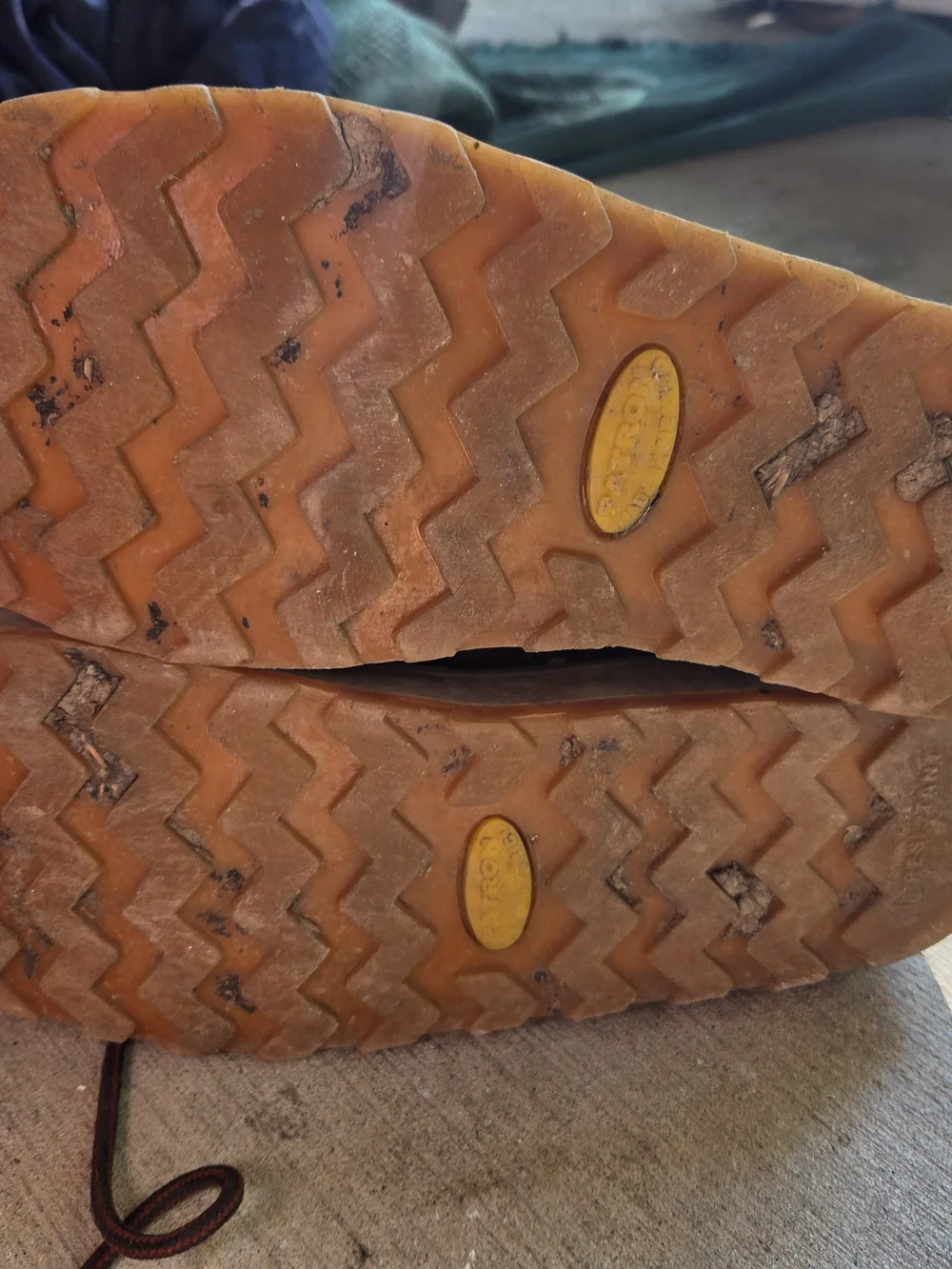 Men's Brown Leather Moc Toe Work Boots - Lace-Up Comfort
